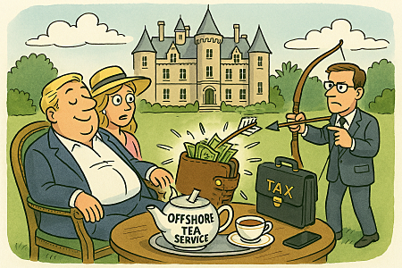 taxman at the castle